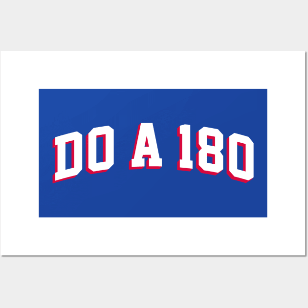 Do A 180, arch - Blue Wall Art by KFig21